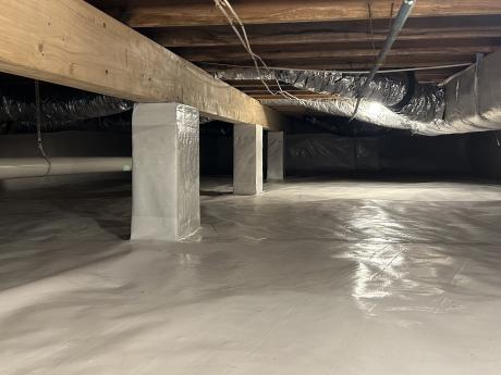 clean crawl space